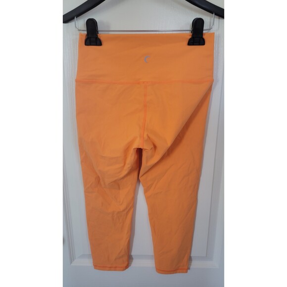 Women's Zyia Orange Cropped Leggings - Picture 2 of 3